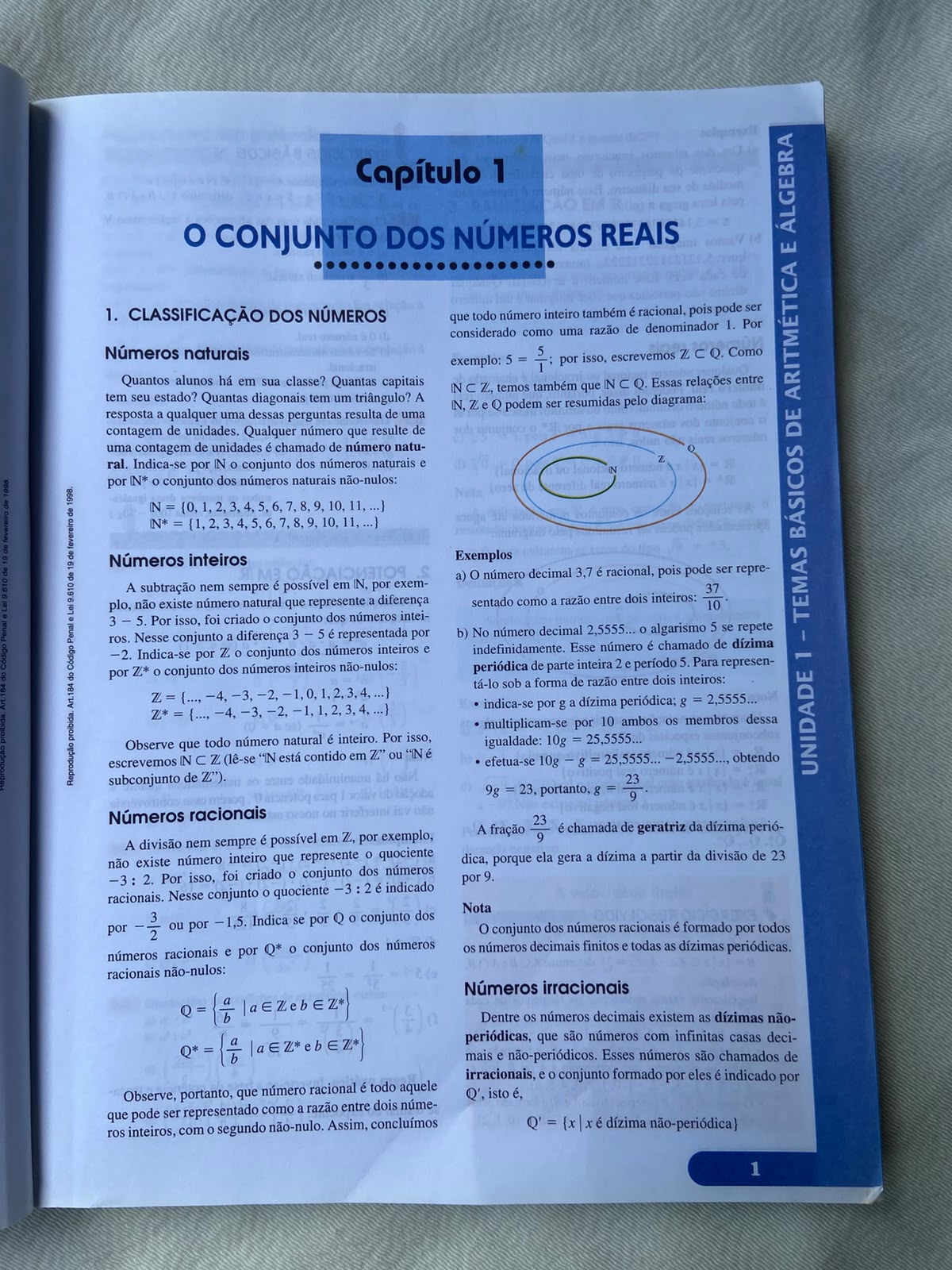 Livro Matemática Manoel Paiva Coleção Base Vol Único (Usado)