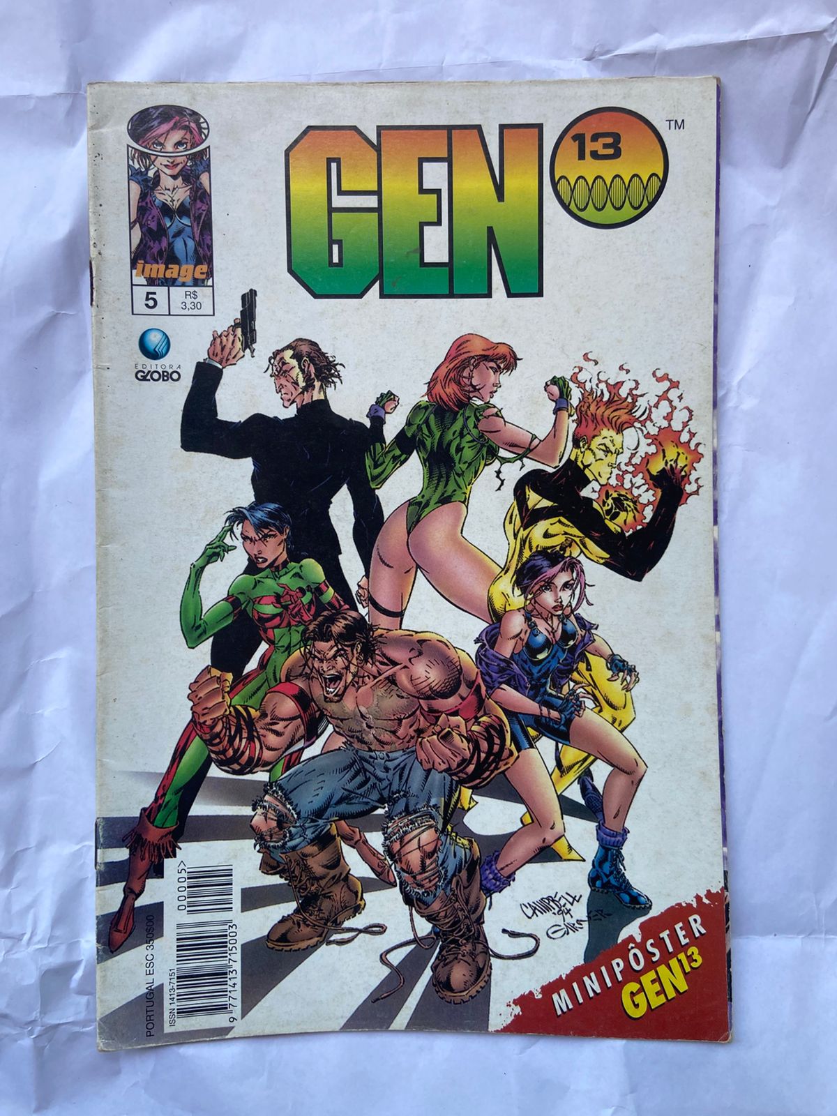 Gibi Gen 13 Número 5 Com Minipôster (Usado)