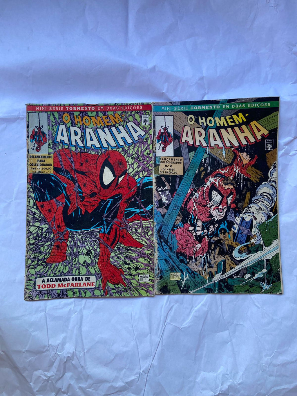 Gibi O Homem Aranha Mini Série Tormento Completa Box 2 Vol (Usado)