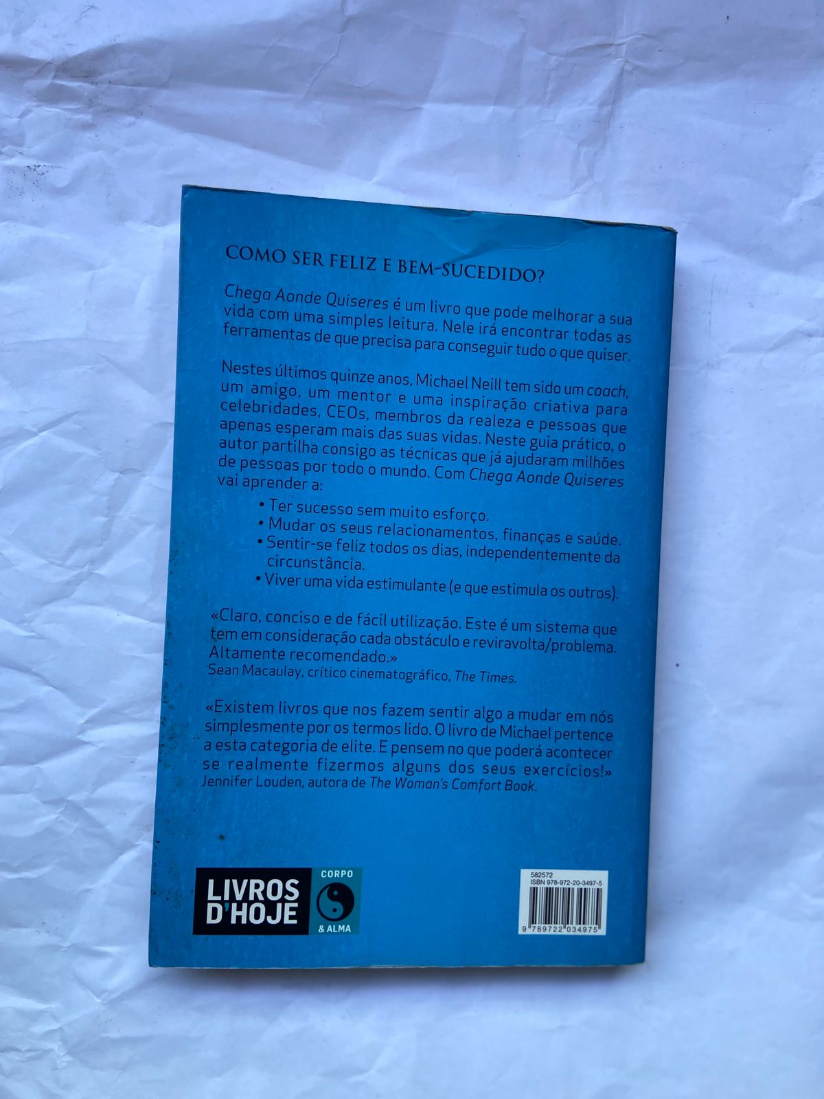 Livro Chega Aonde Quiseres 01 Edição (Usado)