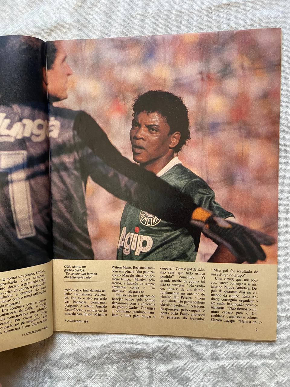 Revista Placar 20 Maio 1988 Número 937 (Usado)
