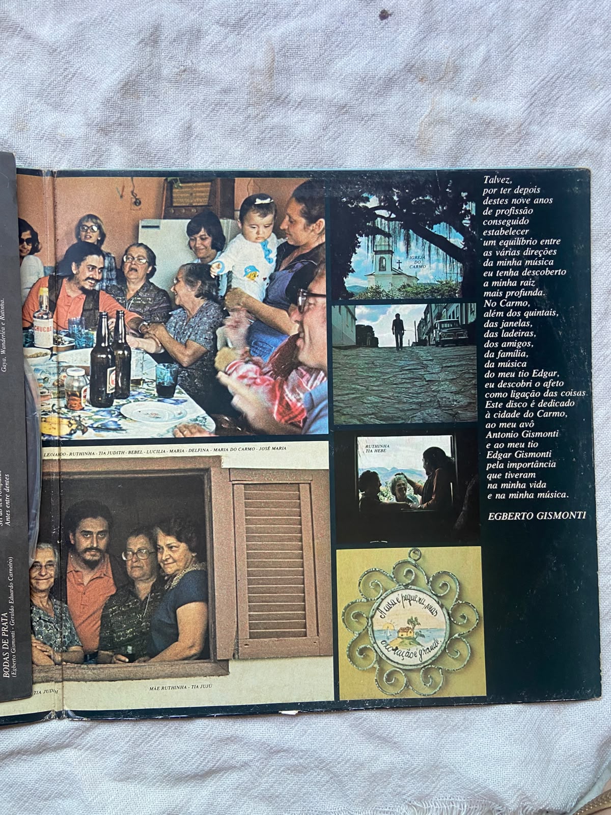 Lp Carmo Egberto Gismonti 1977 (Usado)