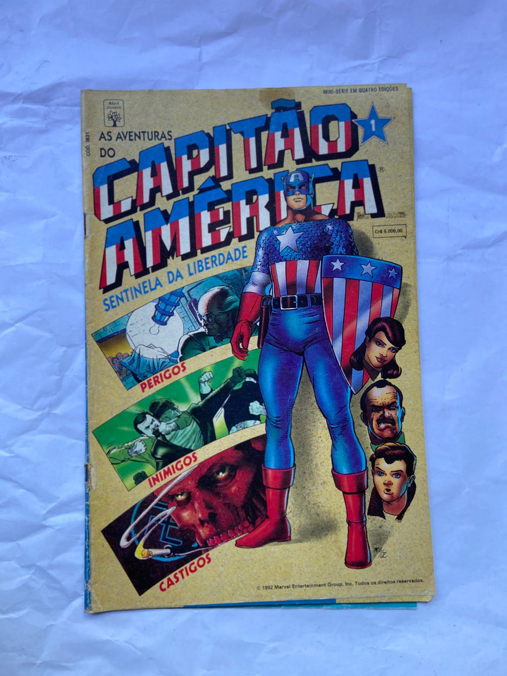 Gibi As Aventuras Do Capitão América Numero 1 (Usado)