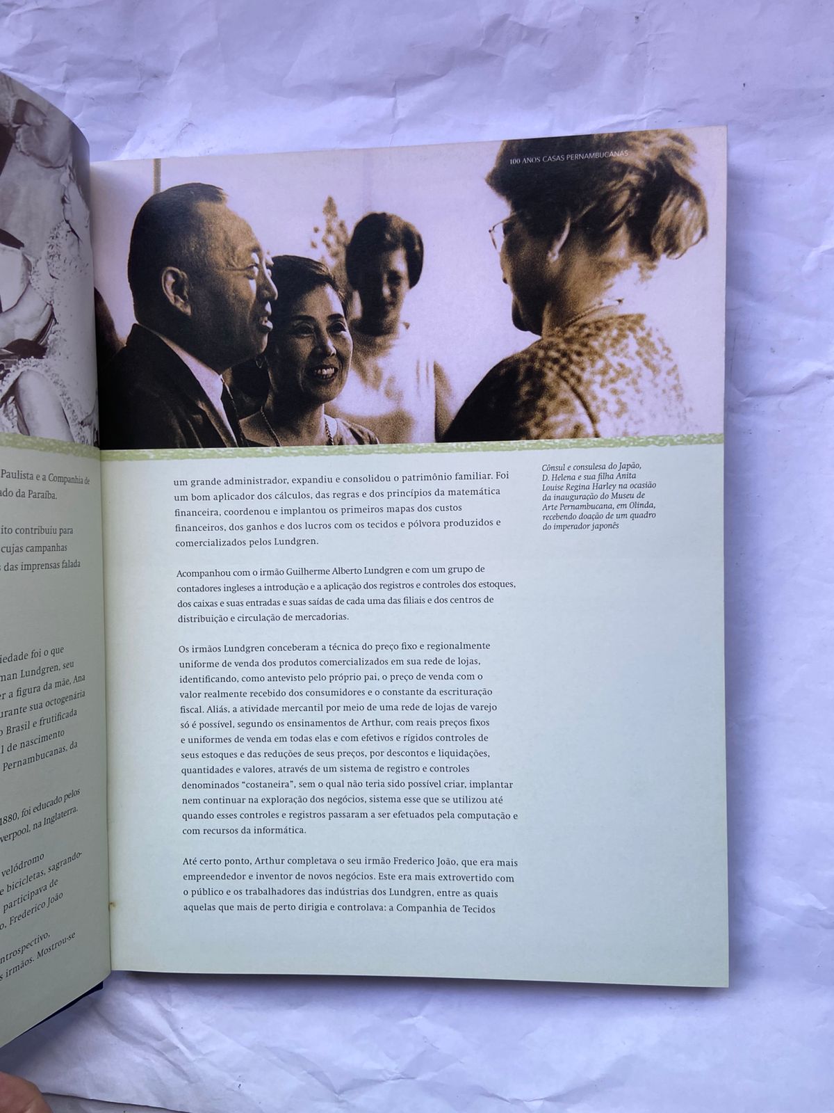 Livro 100 Anos Pernambucanas Com A Família Brasileira 2008 (Usado)