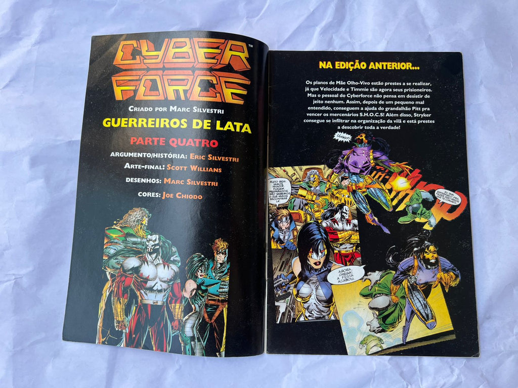 Gibi Cyber Force 4 Marc Silvestri Janeiro 1997 (Usado)
