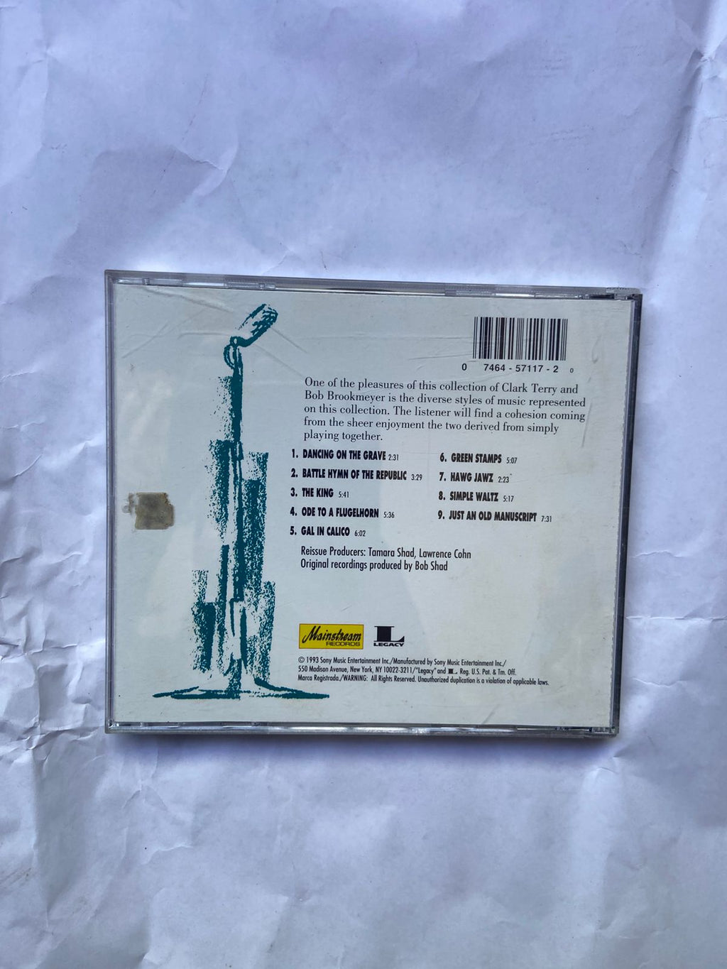 Cd Clark Bob Terry Brookmeyer Importado 1993 (Usado)