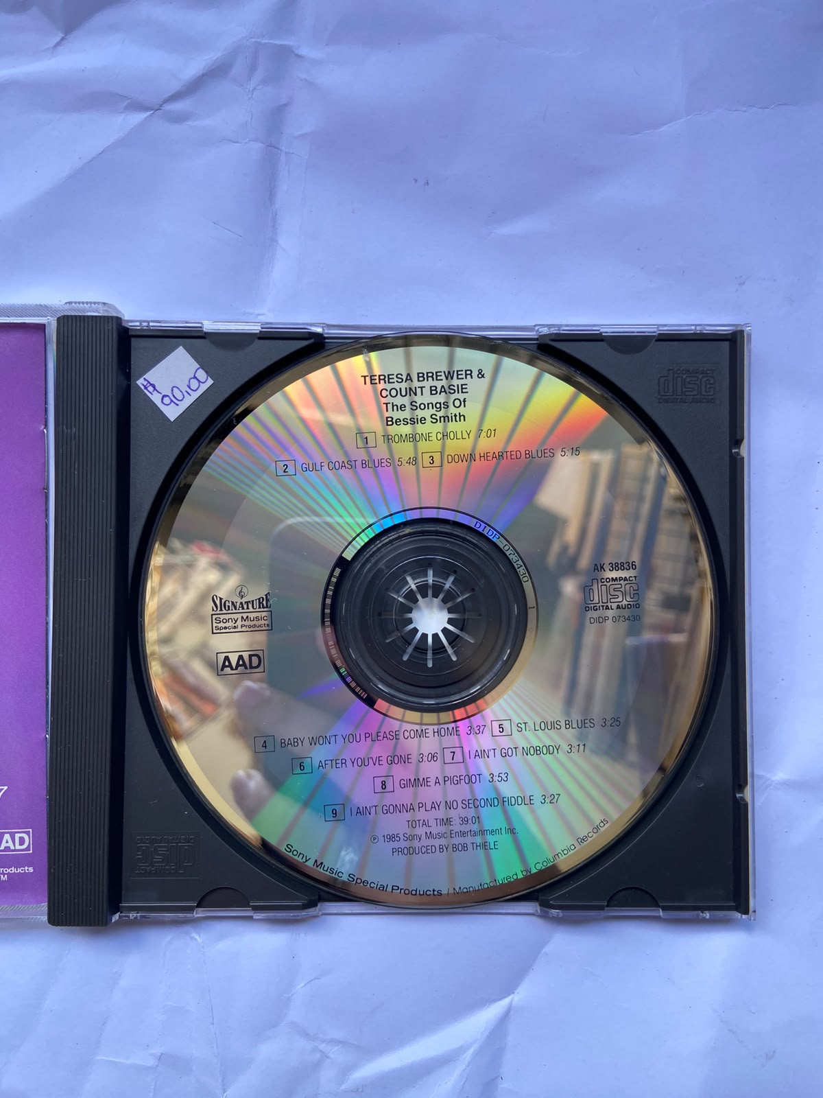 Cd Teresa Brewer Count Basie The Songs Of Bessie Smith (Usado)