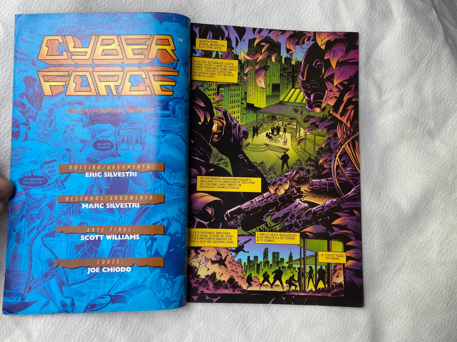 Gibi Cyber Force 9 Marc Silvestri Junho 1997 (Usado)