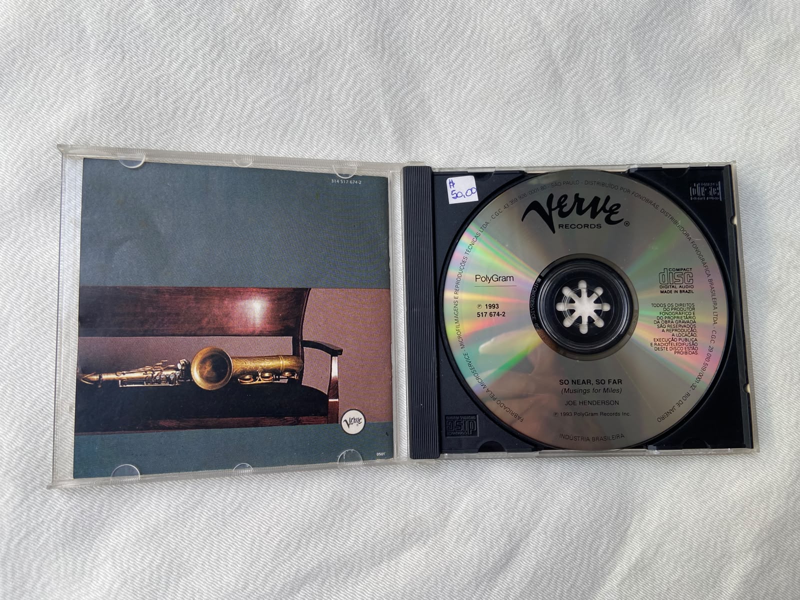 Cd Joe Henderson Só Near Só Far Musings For Miles 1993 (Usado)