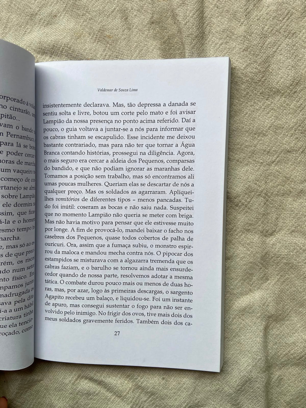 Livro O Cangaceiro Lampião E O Iv Mandamento 2011 (Usado)