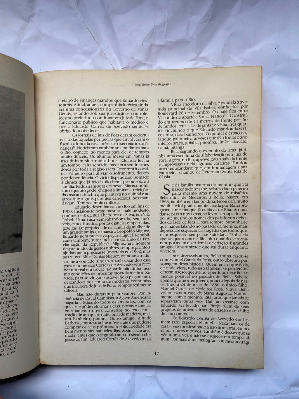 Livro Noel Rosa Uma Biografia 1990 (Usado)