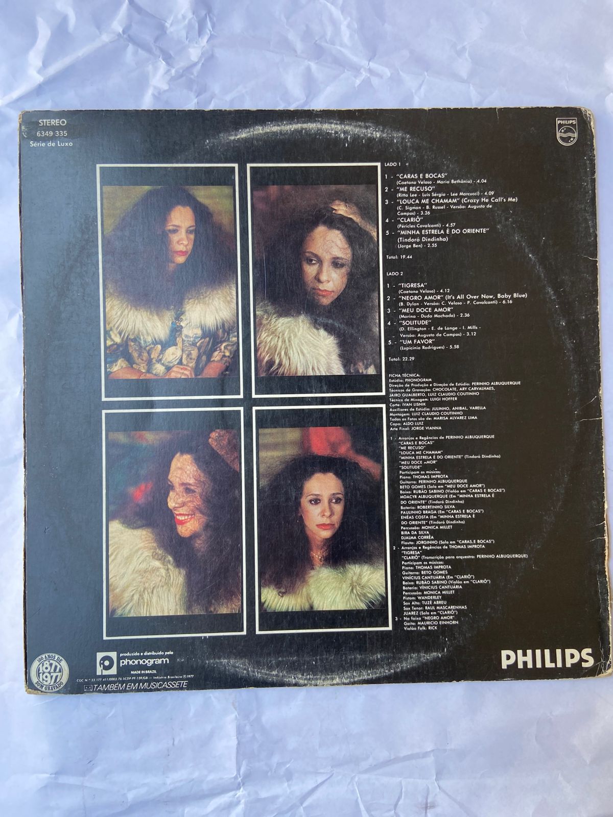 Lp Gal Costa Caras E Bocas 1977 (Usado)