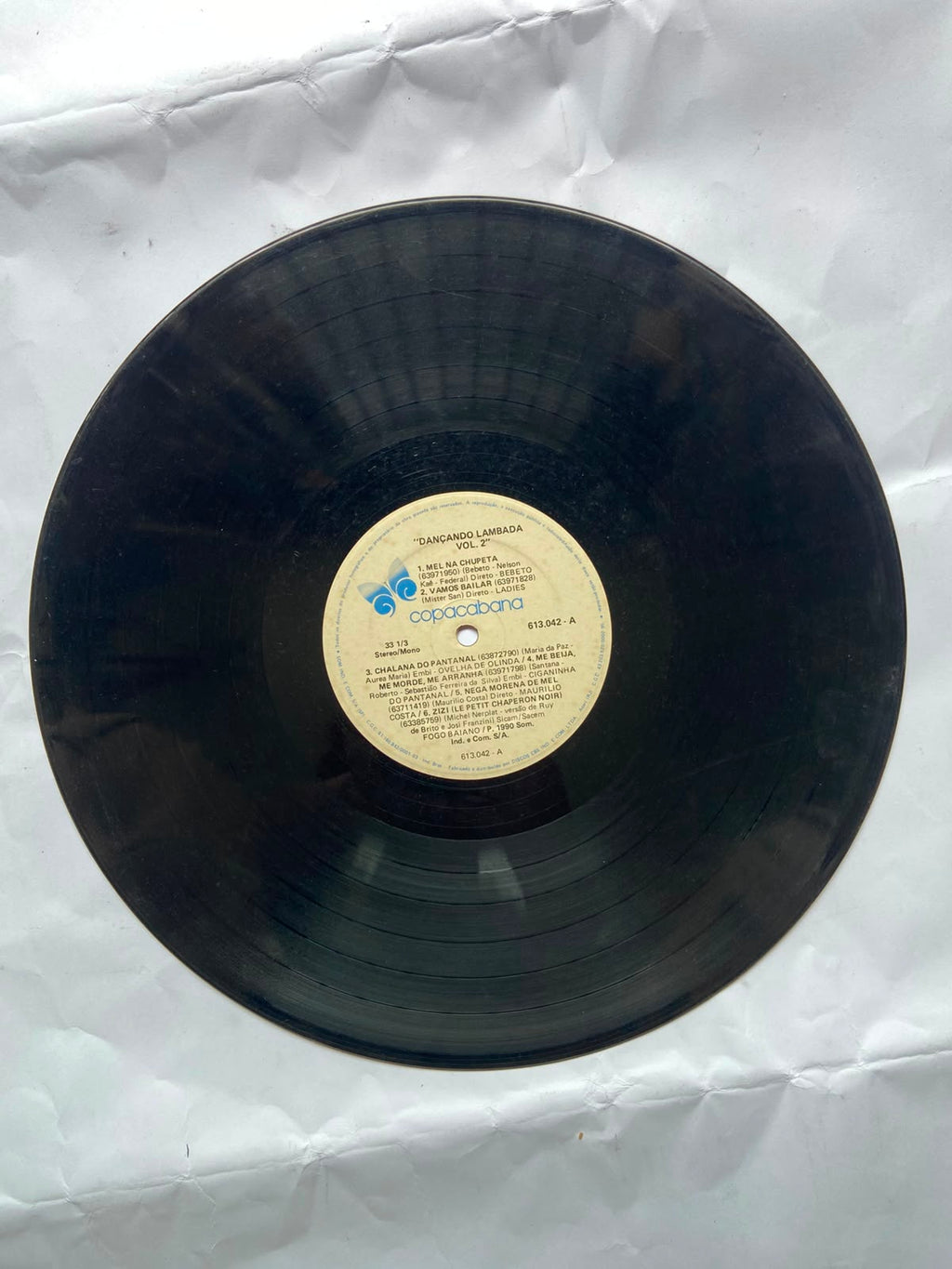 Lp Dançando Lambada Vol 2 1990 (Usado)