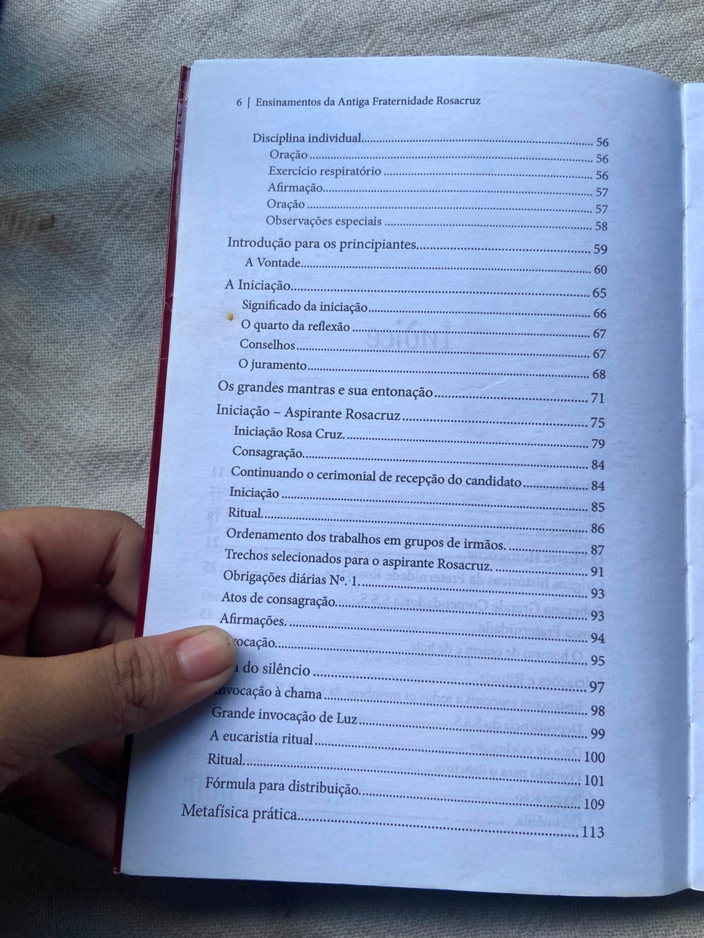 Ensinamentos da Antiga Fraternidade Rosa Cruz